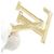 Portachiavi Louis Vuitton LV Facette M65216 D'oro - vista 2