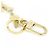 Portachiavi Louis Vuitton LV Facette M65216 D'oro - vista 3