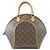 Borsa Louis Vuitton Monogram Ellipse MM Marrone