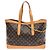 Borsa Cabas Voyage Monogram Louis Vuitton Marrone