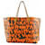Neverfull Borsa Louis Vuitton Monogram Graffiti Marrone Arancione