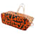 Neverfull Borsa Louis Vuitton Monogram Graffiti Marrone Arancione - vista 2