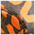 Neverfull Borsa Louis Vuitton Monogram Graffiti Marrone Arancione - vista 3