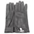 Hermès Hermes HOMMAGE Warme Handschuhe Schwarz