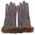 Hermès Guantes cálidos marrones Hermes Castaño  - vista 2