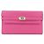 Hermès Hermes Kelly Classic Long Wallet Pink