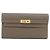 Hermès Cartera larga Hermes Kelly Classic en Etoupe Gray Gris pardo