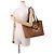 Borsa Tote Loewe Anagram Small in jacquard e pelle di vitello - vista 5