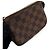 Louis Vuitton Damier Ebene Mini Pochette Accessoires Rosso - vista 6