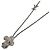 Collana con pendente Louis Vuitton Vivienne M00831 Metallico