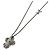 Collana con pendente Louis Vuitton Vivienne M00831 Metallico - vista 3