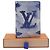 Louis Vuitton Monogram Watercolor Kartenetui Weiß Blau Monogramm