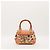 Bolsa de alça Gucci Bamboo Floral Print Canvas and Leather Marrom Rosa Vermelho Azul Bege Verde - vista 3