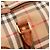 Burberry Haymarket Check Canvas and Leather Weekend Bag Brown Black Red Beige - view 10