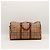 Burberry Haymarket Check Canvas and Leather Weekend Bag Brown Black Red Beige - view 3