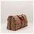 Burberry Haymarket Check Canvas and Leather Weekend Bag Brown Black Red Beige - view 4