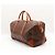 Borsa Boston Céline Macadam in tela rivestita Marrone - vista 4