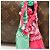 Borsa Louis Vuitton Speedy 30 Monogram Canvas Marrone Rosa Verde Monogramma - vista 3