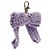 Speedy Louis Vuitton Charm per borsa a fiocco all'uncinetto - Lavanda Marrone Porpora - vista 2