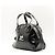 Courreges Courrèges Borsa in pelle verniciata nera Nero - vista 2