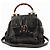Gucci Borsa Bamboo in pelle nera Nero