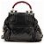 Gucci Borsa Bamboo in pelle nera Nero - vista 3
