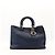 Borsa Christian Dior in pelle blu navy Blu scuro