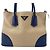 Prada Saffiano Double Bag Handtasche Medium Beige - Ansicht 2