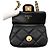 Timeless Borsa a tracolla Chanel Matelassé in agnello Nero - vista 6