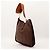 Borsa Hermès Evelyne III GM Pelle Marrone - vista 2