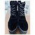 Stuart Weitzman Botines de plataforma en terciopelo negro - vista 2
