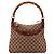 Gucci Borsa Hobo Bamboo GG Supreme Marrone
