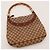 Gucci Borsa Hobo Bamboo GG Supreme Marrone - vista 6