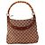 Bamboo Borsa a spalla Gucci GG Supreme manico bambù Marrone