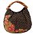 Bamboo Borsa Hobo Gucci con manico in bambù e ricamo floreale Marrone Nero Rosa