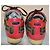 Fendi Zucca Sneaker aus Canvas und Lackleder Braun Rot - Ansicht 5