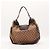 Borsa Hobo in tela Monogram Gucci Marrone Beige - vista 3