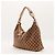 Borsa Hobo in tela monogramma Gucci Marrone - vista 2