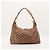 Borsa Hobo in tela monogramma Gucci Marrone - vista 3