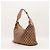Borsa Hobo in tela monogramma Gucci Marrone - vista 4