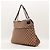 Borsa a tracolla Gucci in tela monogramma GG Marrone - vista 2