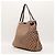Borsa a tracolla Gucci in tela monogramma GG Marrone - vista 4