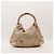 Gucci Borsa Hobo Monogram Bamboo Tassel Beige - vista 3