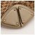 Bamboo Gucci Borsa Hobo Shopper in Tela Monogramma e Bambù Marrone Beige - vista 11