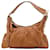 Gucci Borsa Hobo in pelle marrone