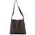 Céline Celine Borsa Hobo in Tela Triomphe Marrone Nero