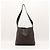 Céline Celine Borsa Hobo in Tela Triomphe Marrone Nero - vista 3