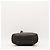 Céline Celine Borsa Hobo in Tela Triomphe Marrone Nero - vista 5
