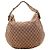 Gucci GG Monogram Canvas Hobo-Tasche Braun Beige