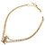 Céline Bracciale Charm Triomphe Pearl Gold Celine Bianco D'oro - vista 3